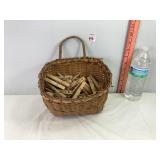 Basket of Clothespins