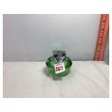 Green Viking Glass Lighter