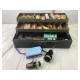 Metal Tacklebox & Contents