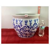 Blue & White Flowerpot 14"