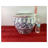 Blue & White Flowerpot 14"