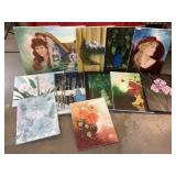Hand Painted Canvases