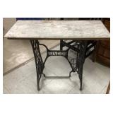 Singer Base w/Marble Top