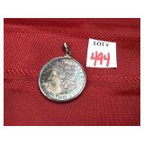 1889 Morgan Dollar Pendant