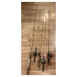 Assorted Fishing Poles