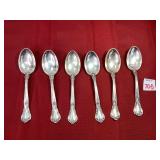 6 Sterling Spoons