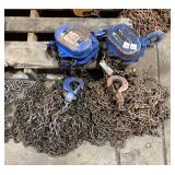 2 - 1.5 Ton Chain Hoists