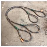 2 Industrial Wire Slings SEE PICT FOR DETAILS
