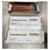 Inweld Gouging Electrodes 1/2" x 12", NIB