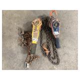 2 - 0.75 Ton Chain Hoists