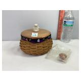 Longaberger Halloween Basket w/Liner & Protector