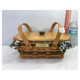 Longaberger Christmas 1996 Holiday Cheer Basket