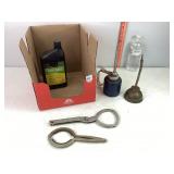Oil Cans, Oil & Wrenches