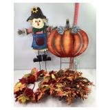 Fall Yard Stakes & Wreaths
