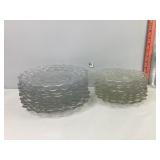 8 Fostoria Dinner Plates & 8 Salad Plates