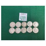 10 - 1961-1964 Roosevelt Dimes