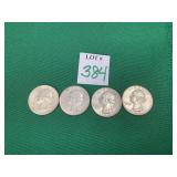 4 - 1964 Washington Quarters