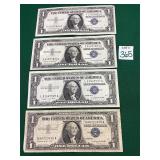 4 - 1957A $1 Silver Certificates