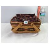 Longaberger Bountiful Harvest Basket w/Liner & Pro
