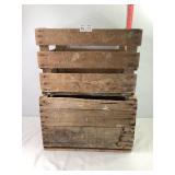 2 Wooden Boxes