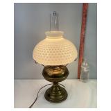 Oil Lamp Converted to Electric