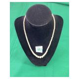 17" Pearl Necklace w/Sterling Clasp