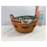 Longaberger Christmas 1999 Popcorn Basket