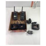 2 Samcom Radios & 3 Chargers