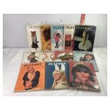 January through December 1966 Playboy Magazines