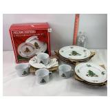 Holiday Hostess 16pc Christmas Dinner Set