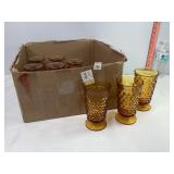12 - Amber Tone Tumblers