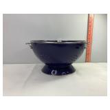 Blue Ceramic Collander