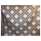 Quilted Bedspread Approx 80" x 96"