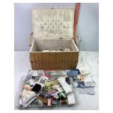 Sewing Basket & Contents