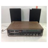 Magnavox Speakers & Channelmaster 8 Track & Radio