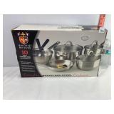 Philippe Richard Stainless Steel Cookware, NIB