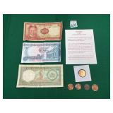 Foreign Currency & Assorted Coins