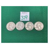 1950, 2 - 1952 & 1954 Washington Quarters