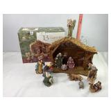 Holiday Time Porcelain Nativity Set