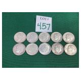10 - 1960-1964 Roosevelt Dimes