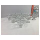 9 Fostoria Dessert Cups