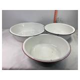 Large Enamel Basins