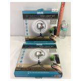 Bower 10" Tabletop Ring Light Kits, NIB