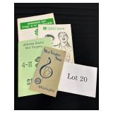 Vintage 4-H Songbooks