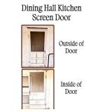 Camp Frame Kitchen Screen Door SEE DESCRIPTION