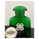 2026 Green Blenko 384 Water Pitcher SEE DESCRIP