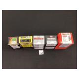 7mm cal Asst Grain Bullets, Partial Boxes