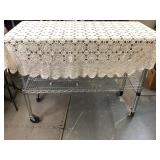 Crochet Oval Tablecloth