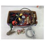 Clamps, Cables, Ratchet Strap & Misc