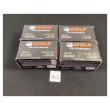 4 Boxes Wolf Performance 308 Win 145GR FMJ Ammo